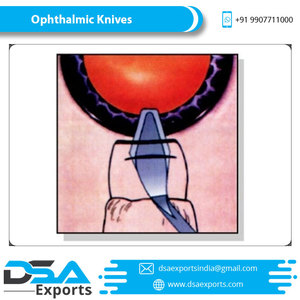 Beat price Crescent Sapphire Couteaux Pour Couteaux Saphir Ophtalmique à Port Latéral - Product Image 2
