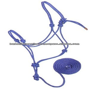 Premium Quality Nylon <b>Rope</b> Horse <b>Halters</b> Adjustable Soft Padding Horse <b>Halters</b> - Product Image 6