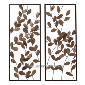 Accents décoratifs d'art de mur de Deco de fer pour la maison nouveau design élégant en métal pour des vacances de Noël - Product Image 1