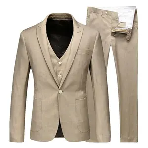 2024 Custumo Homme negro Formal boda Slim Fit 3 piezas Blazer diseños para conjunto de trajes de hombre
