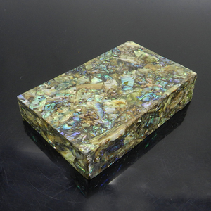 แผ่นหินอัญมณีสีเขียวแผ่นหยาบของ Mohave avalone จากผู้ผลิต - Product Image 3