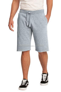 Short en laine polaire pour hommes personnalisé Short à sueur écologique à motif solide avec fonction anti-rides Molleton de coton personnalisé - Product Image 6