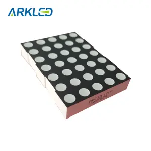 Arkled tela de led 2.3 polegadas, 5mm, smd cor branca 5*7 dot matrix