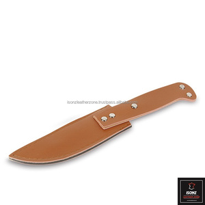 Cuchillo de chef de caza de cuero genuino Funda de cuchillo de cuero - Product Image 3