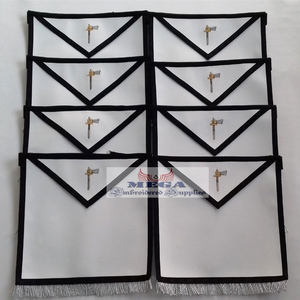 Tablier vintage en raie française, accessoire de salon, pour adulte - Product Image 4