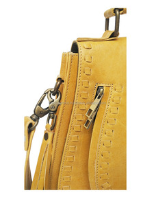 กระเป๋าหนังแท้คุณภาพสูงสำหรับผู้หญิงทำด้วยมือมีการตกแต่งที่สมบูรณ์แบบโลโก้หนังแท้ซับในสไตล์ INS - Product Image 3