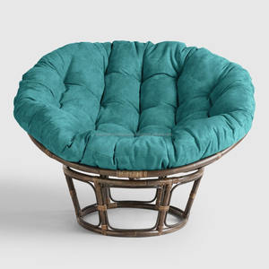 Cadre de chaise Papasan Taupe, fabriqué à la main au Vietnam - Product Image 3