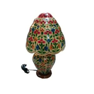 Vase artisanal SUAZ en peau de chameau, motif géométrique ovale, fait main, style folklorique, en verre soufflé - Product Image 4