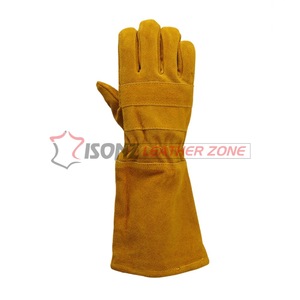 <b>Oven</b>/<b>Grill</b> Tig Gloves XL Size Anti-Cut Anti-Slip Anti-Impact Heat Resistant Genuine Leather for Animal Handling Welding - Product Image 5