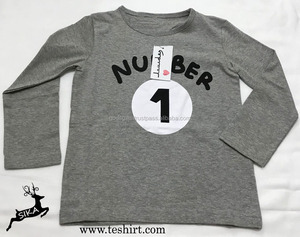 Camiseta de Manga Larga con Cuello Redondo para Hombre, Diseño Moderno, Logotipo Personalizado Impreso, OEM, Algodón Slub Liso, Algodón de Bambú, Venta al Por Mayor a Precio Económico - Product Image 3