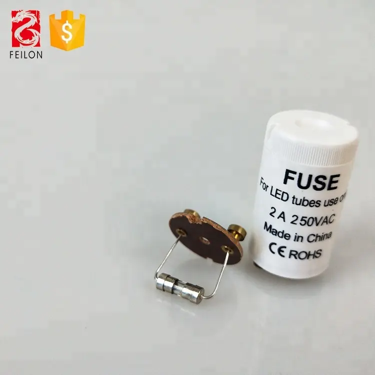 Manufacture Fluorescent Lamp Starter LED starter with fuse
