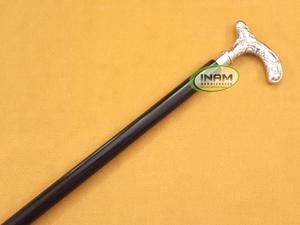 Mango de latón exclusivo y hermoso, bastón de madera para caminar, con mango de diseñador - Product Image 3