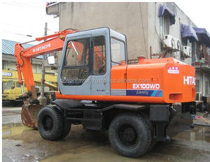 Япония колесный экскаватор <span class=keywords><strong>hitachi</strong></span> ex100wd, дешевая цена, <span class=keywords><strong>Hitachi</strong></span> <span class=keywords><strong>10</strong></span> тонн Колесный экскаватор на продажу в Шанхае, Китай (материк)