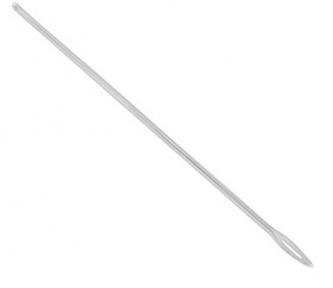 Silver <strong>probe</strong> with eye <strong>11.5cm</strong> the basis of <strong>surgical</strong> instruments Mahersi General Instruments class i - Product Image 6