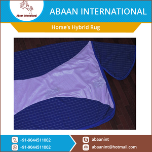 Couverture pour cheval hybride en coton respirante, combinaison stable et d'extérieur, légère, protection toutes saisons - Product Image 4
