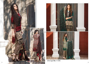 Pakistani Silk Lawn <b>Dresses</b> Traditional Indian Style Salwar Kameez Weddings Parties Modern Designs High Quality <b>Fancy</b> Model - Product Image 4
