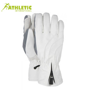 De sport sur mesure Hommes Ski Snowboard Hiver Gants AT-H-1899 Vache Grain En Cuir Hommes de sécurité De Protection de Neige D'hiver Ski Gants de Travail - Product Image 2