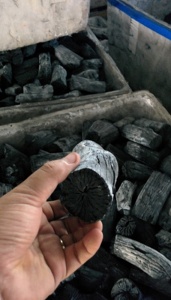 Ecológico Lychee blanco Shisha Hookah carbón palo bulto varios patrones inodoro sin humo madera dura barbacoa 5-6 horas 88-92% - Product Image 5