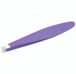 Mini pinzas para cejas de acero inoxidable, 6 cm, profesionales, alta calidad, cosméticas, bajo tu logotipo - Product Image 1