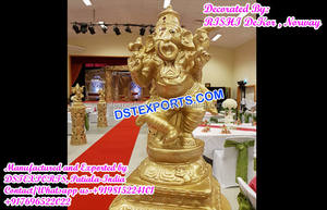 Estatua de Ganesha pequeña de fibra para boda india, estatua de pie de Ganesha, fabricante de estatuas de fibra - Product Image 4