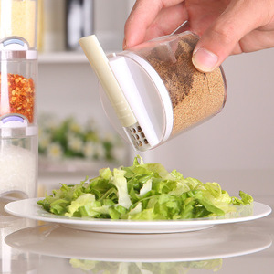 Wholesale 5pcs/set Plastic <strong>Spice</strong> <strong>Jars</strong> with Shaker Lids Candy Storage <strong>Jar</strong> - Product Image 5