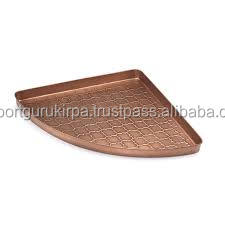 Diseñador de cobre con bandeja de esquina de acabado antiguo al por mayor - Product Image 4