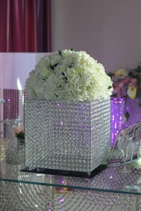 Boîte à mouchoirs en métal perlé pour mariage, argent et or, faite à la main - Product Image 3