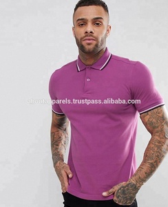 Polos casuales inteligentes de alta calidad para hombre, logotipo personalizado con ribete de contraste, hechos de polos transpirables, venta al por mayor y baratos - Product Image 4