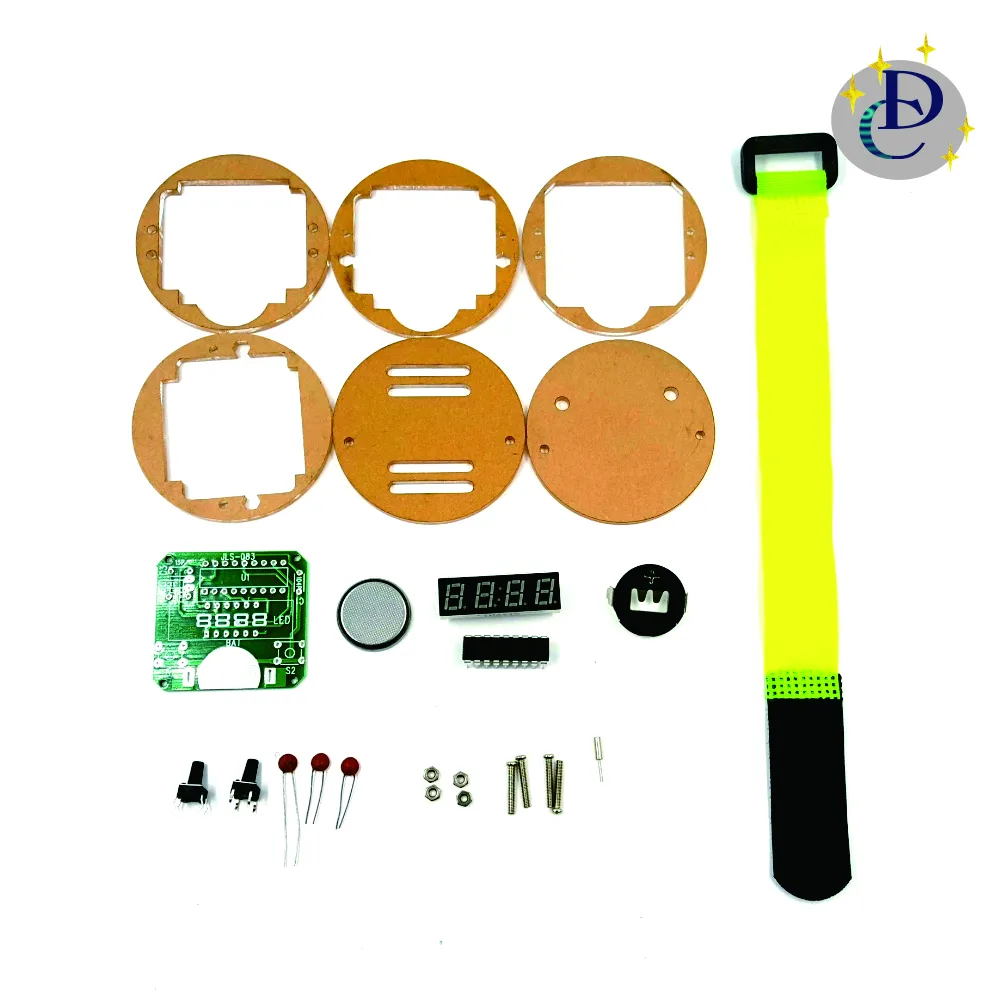 Self assembly electronics DIY LED watch kit