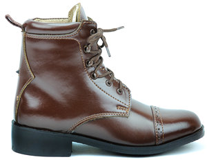 Botas de montar a caballo de cuero genuino de alta calidad - Product Image 2