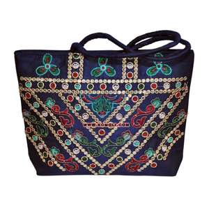 Bolsos de hombro de patchwork de múltiples bolsillos estilo hippy gitano banjara - Product Image 3