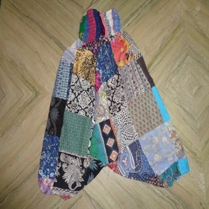 Coton Patchwork Pyjama Sarouel Respirant Été Décontracté Imprimé Style - Product Image 6
