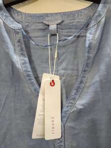 Camisa de Manga Larga con Cuello en V y Botones para Mujer, de Popelina de Viscosa, Informal, de Verano, de Primera Calidad, de Marca, Stock de Bangladés - Product Image 5