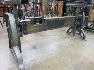 Mesa de comedor con manivela de engranaje, bajo coste - Product Image 3