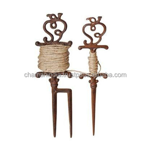 De hierro fundido jardín cadena titular y Palo - Product Image 1