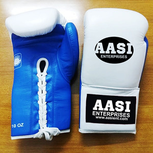 Gants de boxe professionnels en cuir de vachette Aasi Enterprises avec logo personnalisé, 8oz-16oz, sac pour Muay Thai, Kickboxing, MMA, Taekwondo - Product Image 2