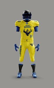 Uniformes de fútbol americano de talla grande personalizados al por mayor, camiseta de fútbol de EE. UU., ropa de entrenamiento para adultos y niños - Product Image 4