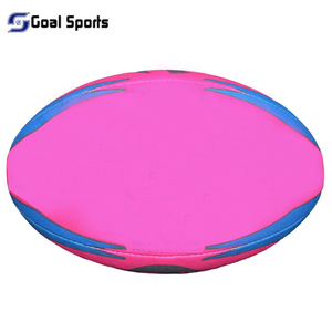 ลูกบอลรักบี้ดีไซน์ใหม่สำหรับฝึกซ้อมกลางแจ้งพิมพ์สีโลโก้ออกแบบได้ตามต้องการ - Product Image 2