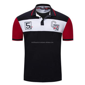 Men's Casual Sportswear Cotton Golf Shirt with Custom Embroidered Logo Short Sleeve Blank Design Customizable Logo - Product Image 2