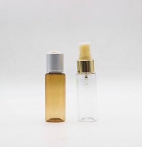 Botella Cilíndrica de Plástico PET Marrón de 30 ml y 20 mm, 6.5 g, para Medicamentos Líquidos, con Tapa de Rosca (Color Personalizado) - Product Image 2