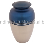 Urna de cremación de metal de estilo americano de Brassworld India Funeral Supplies - Product Image 5