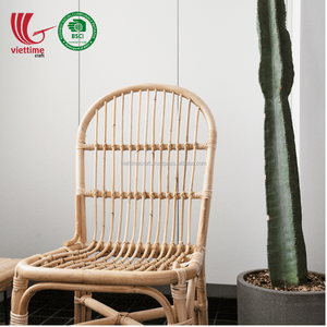 Silla de comedor de ratán redonda moderna de nuevo diseño 2019, silla de jardín al por mayor de Color Natural de Viettime Craft - Product Image 5