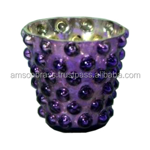 Nouveau design Bougeoir votif en métal Décoration de table Bougeoir votif en métal de forme carrée avec base en fer - Product Image 2