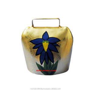 ระฆังสวิสทองเหลืองพร้อมพิมพ์ลายซิลค์สกรีนของที่ระลึกสำหรับงานกีฬาตกแต่งและของขวัญสวิสเบลล์สะสม - Product Image 6