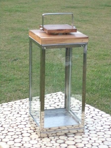 Fabricant fiable de lanterne à bougie en bois de qualité supérieure de dernière conception pour la décoration de mariage et de jardin - Product Image 3
