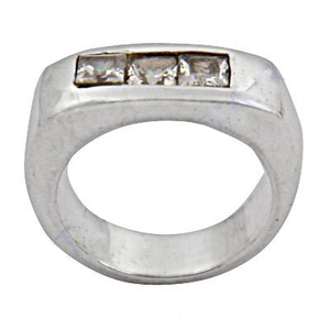 Anillo de compromiso de plata con piedras preciosas CZ, Plata de Ley 925, hermoso anillo de cóctel de circón cúbico, fabricante y proveedor de joyería fina - Product Image 1