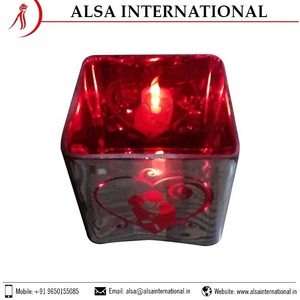 Portavelas votivo de cristal personalizado estilo Ins hecho a mano, diseñado a medida para la decoración del hogar para uso navideño a un precio para - Product Image 3