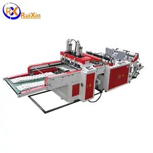 Two Lines Printed T-shirt Bag Polythene Bag Making Machine Price