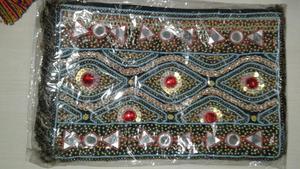 Pochette en toile pour femme élégante avec perles de fil Accessoire de soirée élégant pour dame de mode - Product Image 6