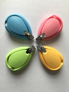 Fraise pour ongles pour bébé chinois en silicone, 1 pièce, avec couvercle en plastique, support attrape-ongles - Product Image 1